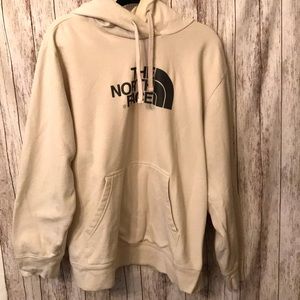 Cream North Face Hoodie